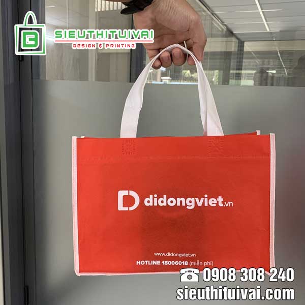 Túi vải không dệt in logo thương hiệu Didongviet