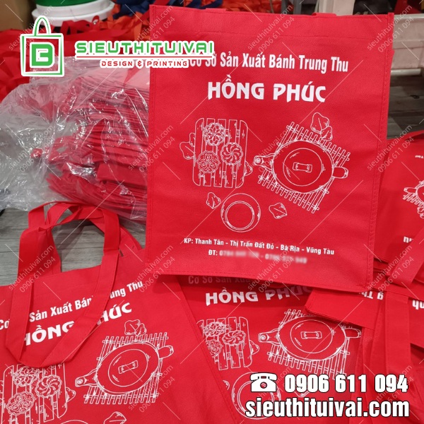 Xưởng may túi vải không dệt đựng bánh trung thu tại TPHCM và Hà Nội